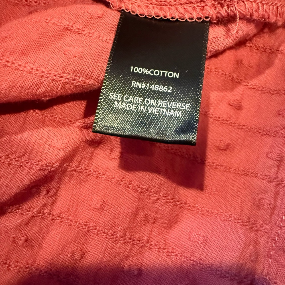 Torrid Textured Coral Square Neck Blouse - Picture 6 of 6
